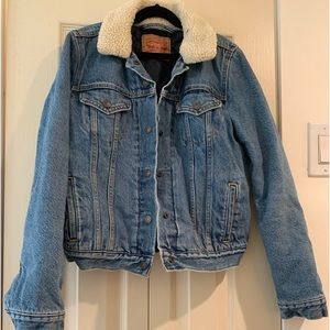 Levi’s denim sherpa jacket